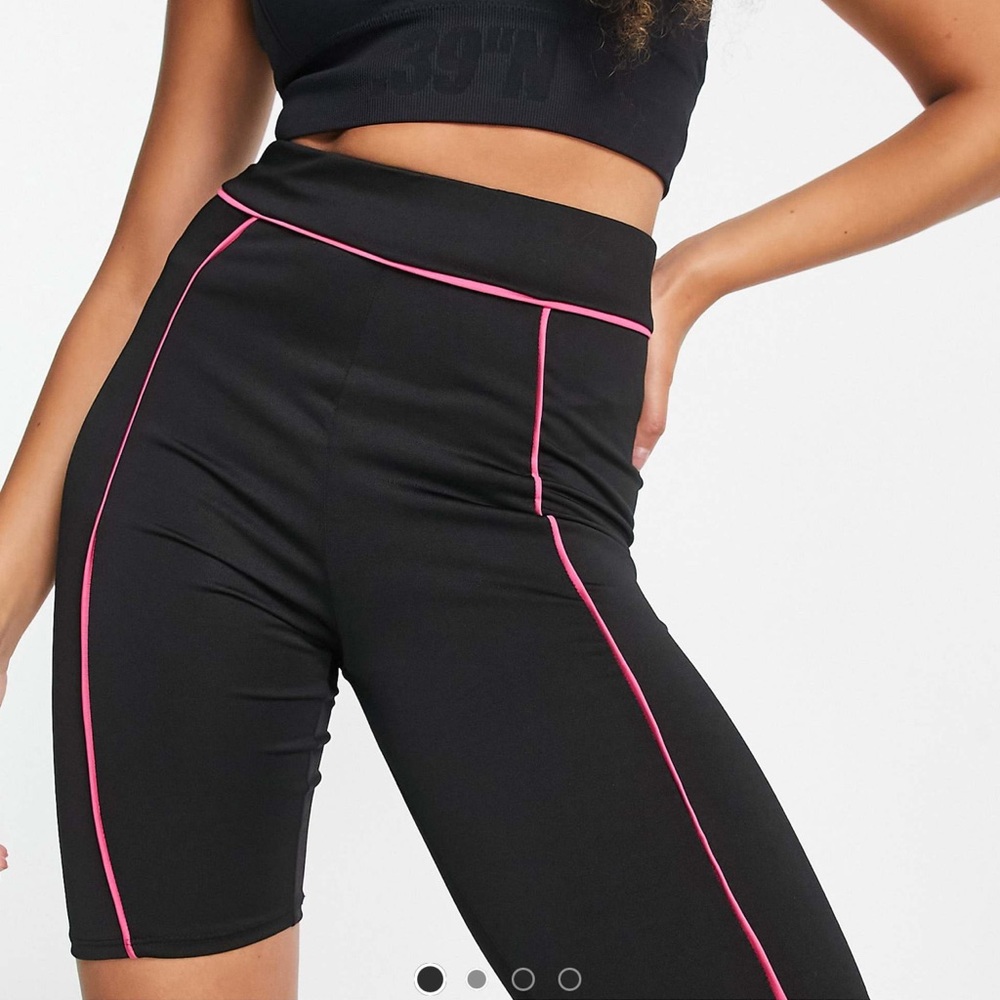 Black and Pink Women's Shorts